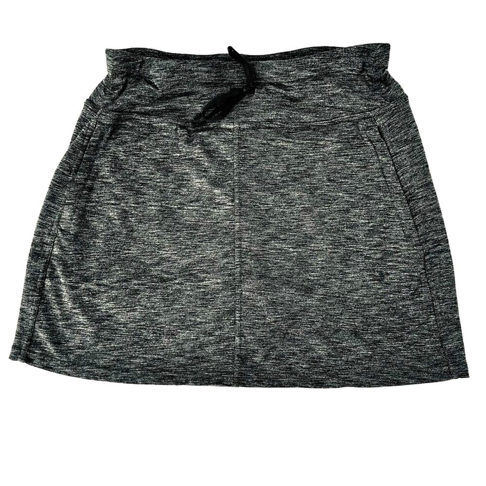 Kuhl Harmony sz M Dark Heather Gray Hiking  Outdoor Fitness Active Skort Stretch